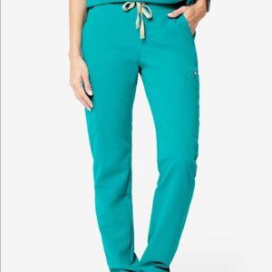 Figs Scrubs M Teal Yola Skinny Scrub Pants